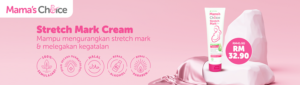 stretch mark cream halal pertama di Malaysia