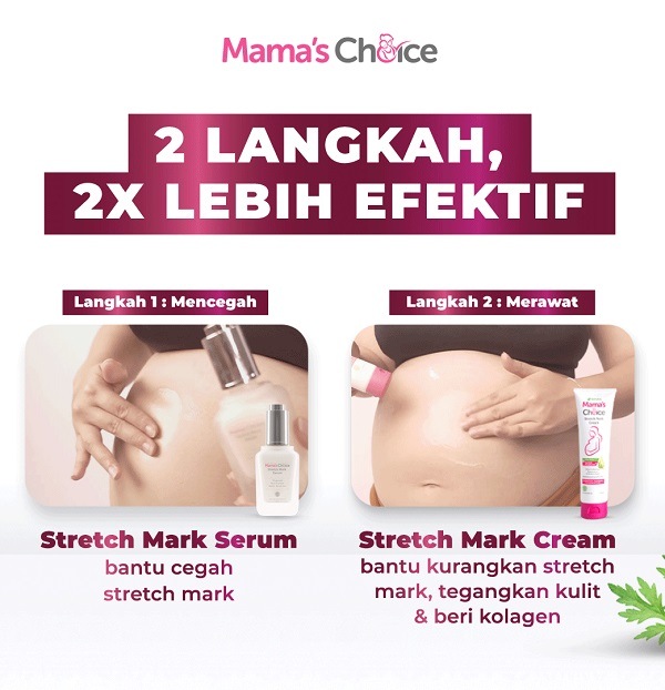 Cara Penggunaan Stretch Mark Cream & Stretch Mark Serum