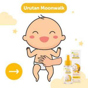 cara urut bayi colic - urutan moonwalk
